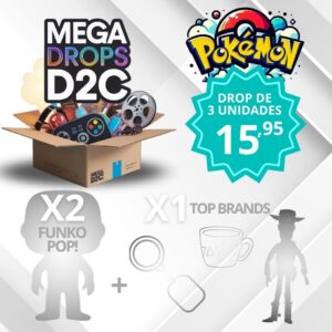 Loot Drop Box #001 POKEMON 3 pcs: Funko + Producto Top Pokemon