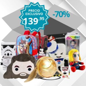 Lote Multilicencia #001 Harry Potter, Star Wars, Disney, Real Madrid, Funko...
