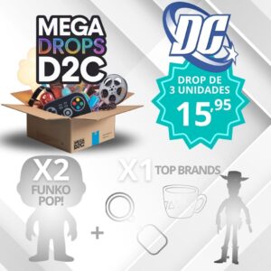 Loot Drop Box #002 DC COMICS 3 pcs: Funko + Producto Top DC Comics