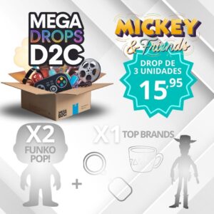 Loot Drop Box #005 Mickey Mouse & Friends 3 pcs: Funko + Producto Top Disney Mickey Mouse
