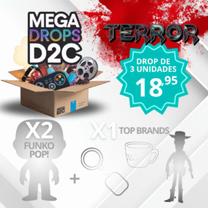 Loot Drop Box #005 TERROR 3 pcs: Funko + Producto Top Horror Collectibles
